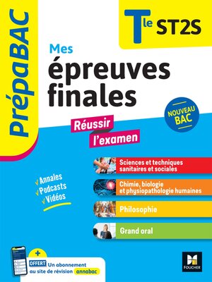 cover image of Prepabac Terminale ST2S